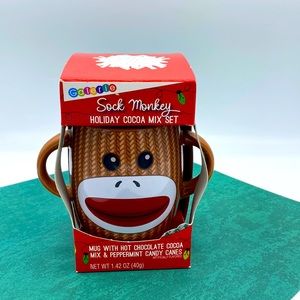 Sock Monkey Holiday Cocoa Mix Set